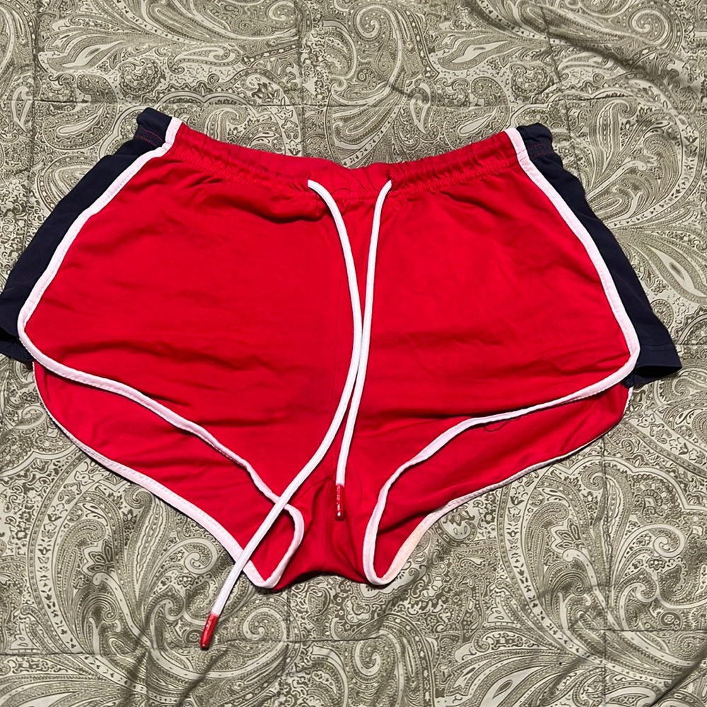 Red white and blue shorts